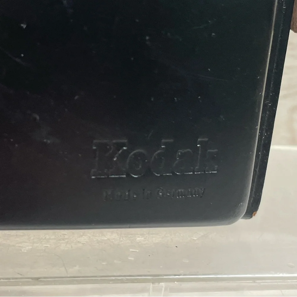 Vintage Kodak Germany Camera Case Black Leather #87189